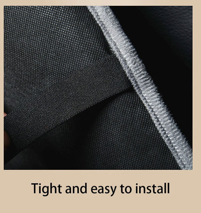 SEAMETAL Winter Car Seat Cover with Back Pad Warm Auto Seat Cushion Front Chair Protector Universal for Suv Pick-Up Truck Sedan
