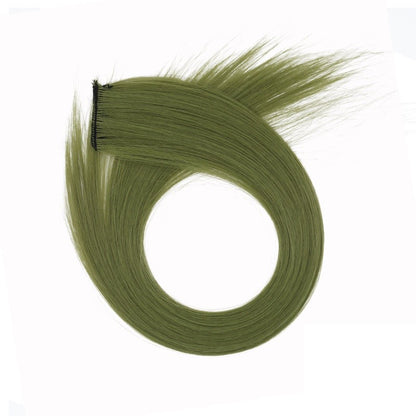 22 Polegadas Sintético Longo Liso Clip In Extensões de Cabelo Perucas de Alta Temperatura Cores do Arco-Íris Acessórios de Cabelo para bom 2026