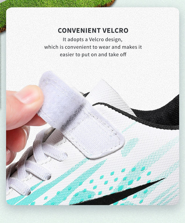 Kids Firm Ground Soccer Cleats, Boys & Girls Athletic Outdoor TF Football Shoes, Children's Lightweight Football training shoes