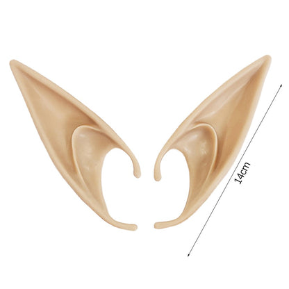 Halloween Elf Ears Latex Simulation Ears Props Fairy Angel Cosplay Mask Halloween Costume Accessories Mascaras Halloween Party