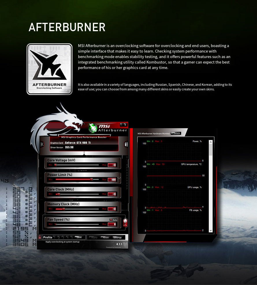 MSI GeForce GT 1030 AERO ITX 2GD4 OC 64Bit DVI PCI-E 3.0 Geforce GPU Gt 1030 Placa de Vídeo para Jogos