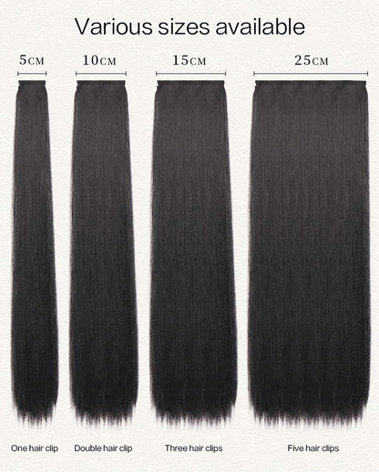 Hanfu wig piece corn whisker hairstyle one piece hair extension non knotted long straight hair piece antique hairstyle for women