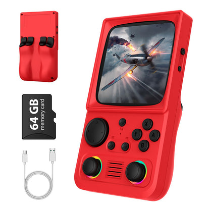 AISLPC RG45 Retro Handheld Game Console 4.0'' IPS Screen 64/128GB Supports 5G Portable Pocket Video Player