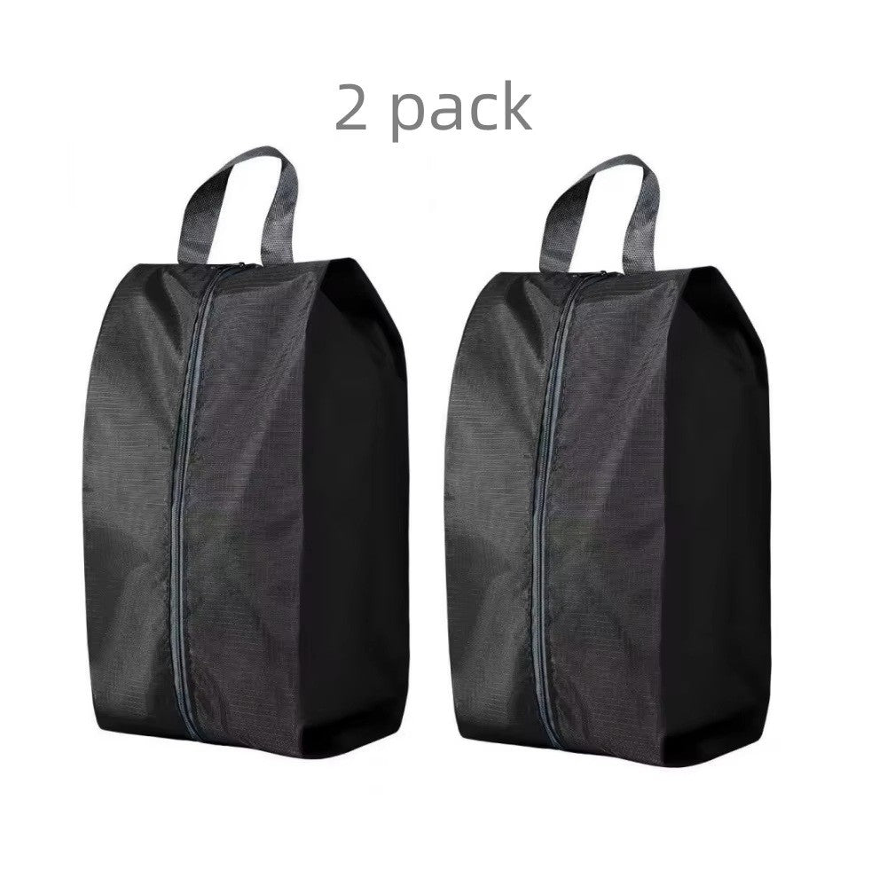 2 or 4 Pack Portable Nylon Waterproof Shoe Storage Bags with Zipper Closure for Men and Women Travel or Family Item Organize