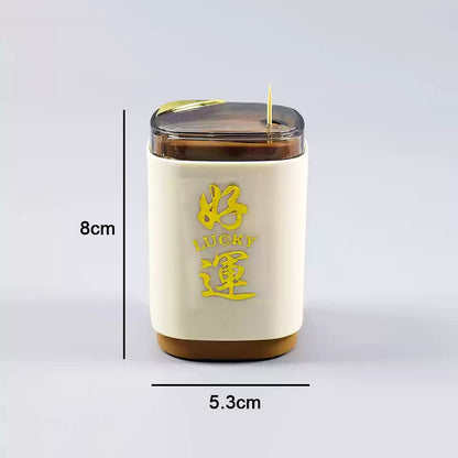 Silicone World Auto Pops-Up Toothpick Box Detachable Toothpick Storage Box Dispenser Home Automatic Push-type Toothpick Holder