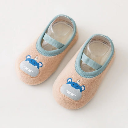 Cute Cartoon Baby Floor Socks Non-slip Soft Sole Toddler Sock Boy Girls Cotton Children's Toddler Warm Shoes Infant First Walker