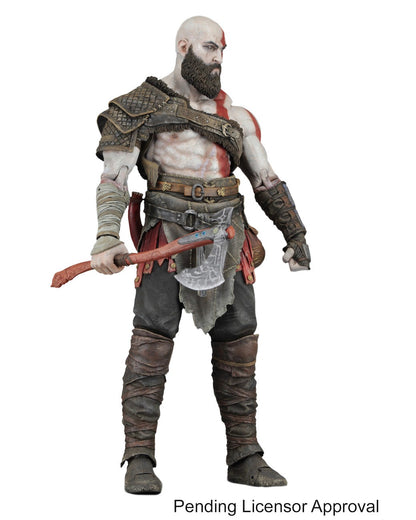 God of War 4 Kratos Boneco de Ação PVC Brinquedo Colecionável 18cm