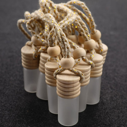 10 Pcs 5ml Car Perfume Bottle for Essential Oils Air Freshener Auto Ornament Car-styling Perfume Pendant Hot Car Accessories