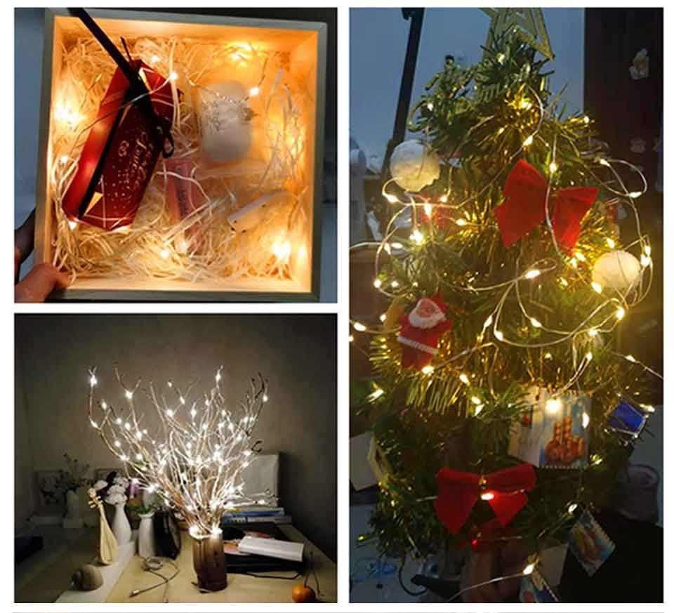 IP65 LED Copper Wire Fairy Lights DC 12V Powered Flexible String 5M 50Lamp 10M 100Lamps for Indoor Outdoor Party Festival Decor