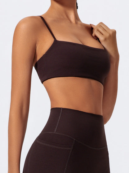 Ctenkevet Sling Yoga Bra Women Gym Workout Push Up Brassiere Female Outdoors Sports Underwear Women Fitness Shockproof Crop Top