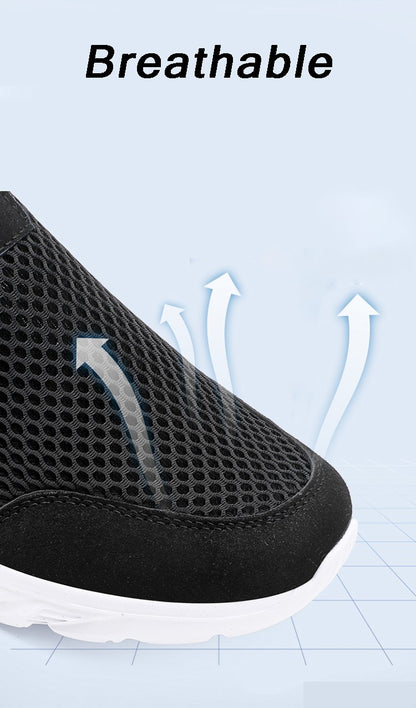 Tênis Casual Masculino Leve 2023 Respirável Slip-on Antiderrapante para Caminhada ao Ar Livre Tamanho 39-47