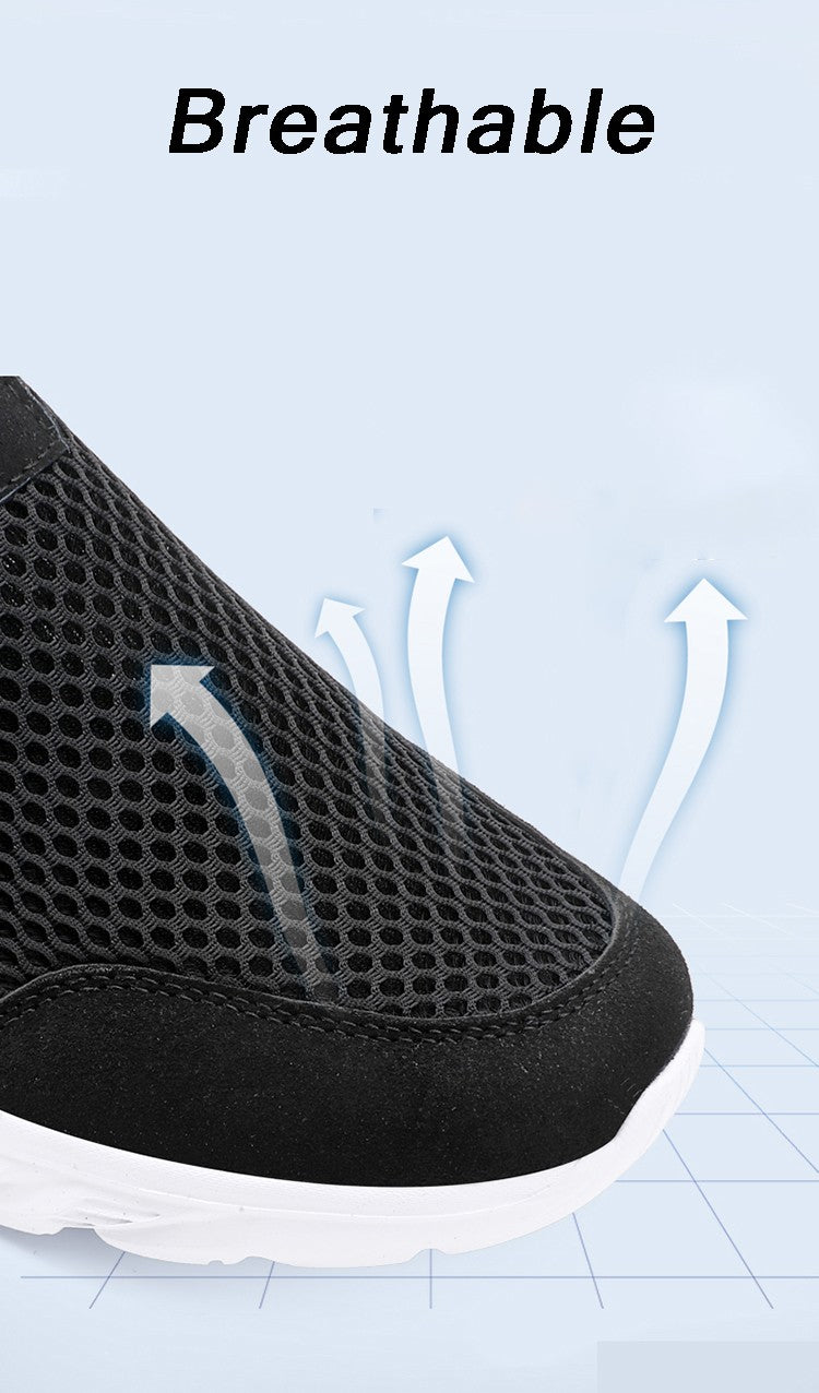 Tênis Casual Masculino Leve 2023 Respirável Slip-on Antiderrapante para Caminhada ao Ar Livre Tamanho 39-47