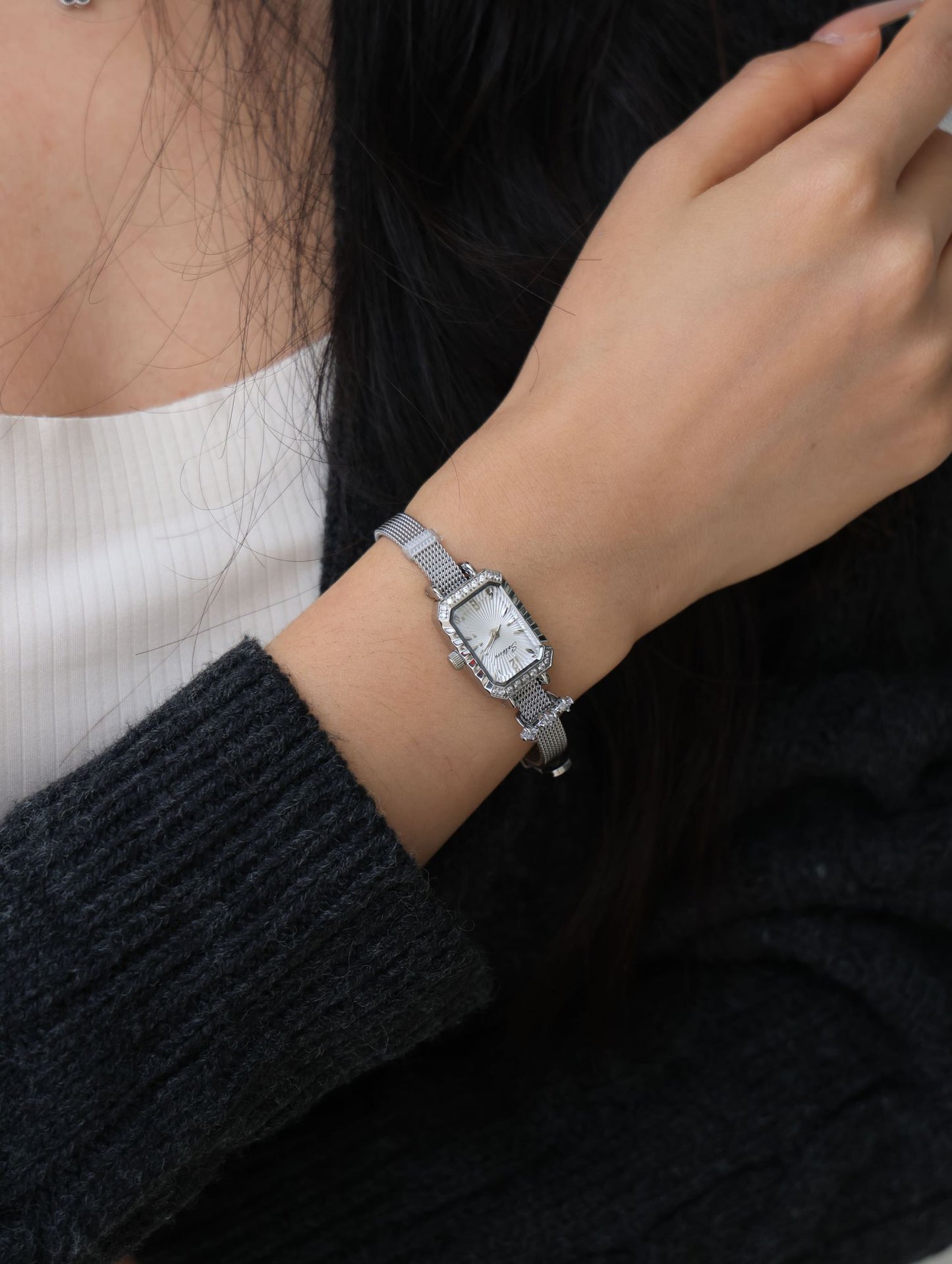 Sotoiru Square Watch For Women Leather Strap Quartz Wristwatch Elegant Dress Watch Christmas Gifts For Girlfriend ?????