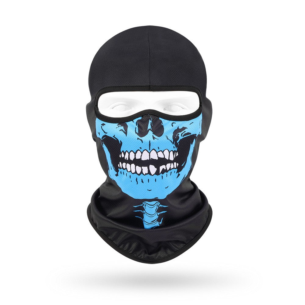 Quick-Dry Skull Face Mask - Breathable Sun Protection for Cycling & Outdoor Sports