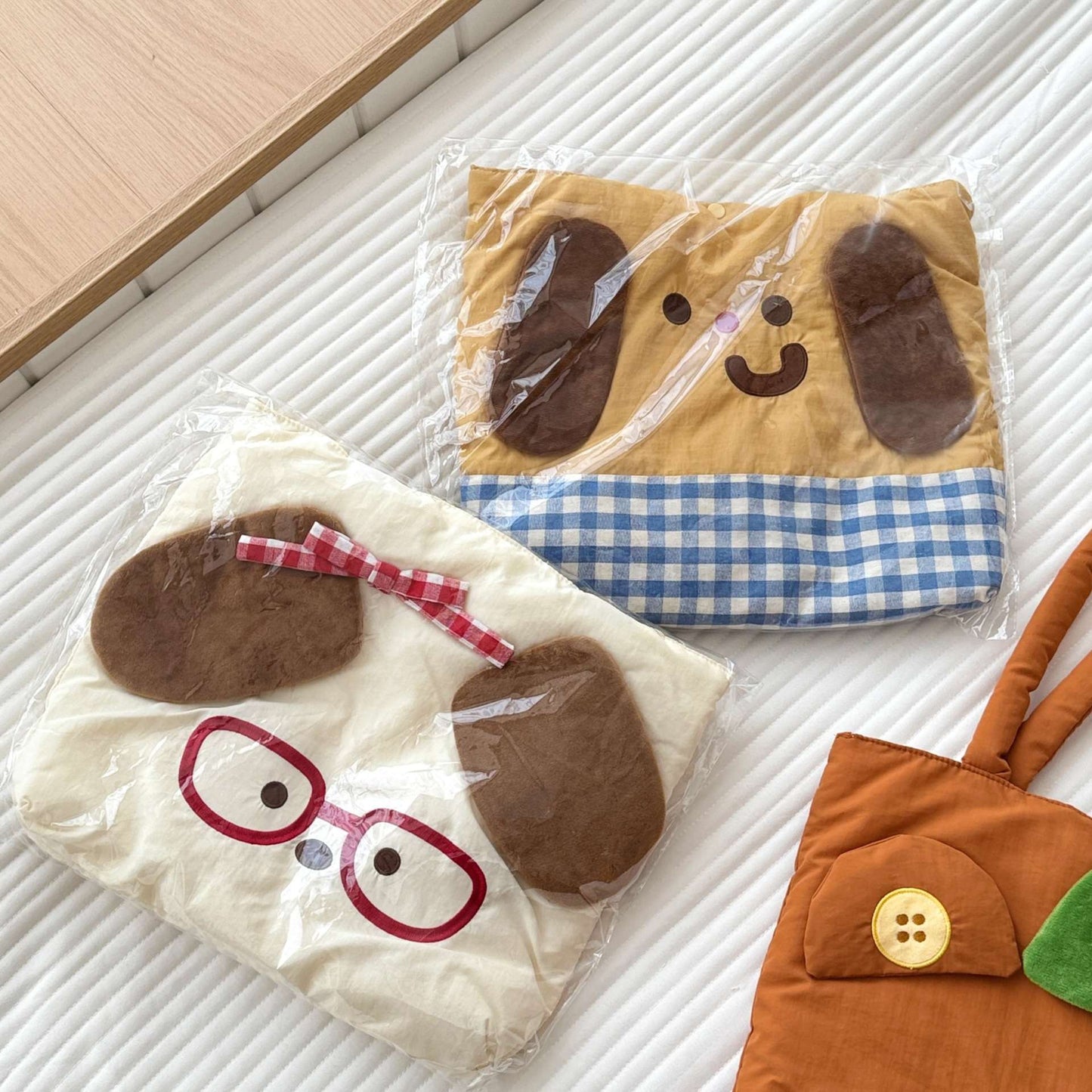 Cute Cartoon Shoulder Bag Versatile Autumn And Winter Casual Outdoor Bag Large Capacity Handbag