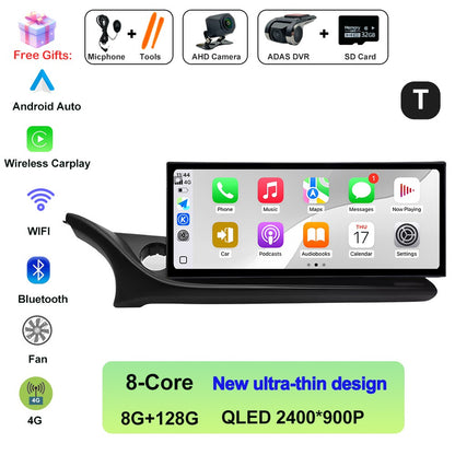 Central Multimídia Automotiva QLED 2400*900P Touch Screen para Mazda ATENZA Mazda 6 2020-2022 12.3 polegadas DSP Estéreo 4G Bluetooth DVR