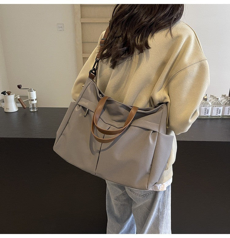 Multi Functional Tote Bag: Durable Nylon Work & Daily Shoulder Purse, Large Capacity Handbag Crossbody Bags for Women Daily Use