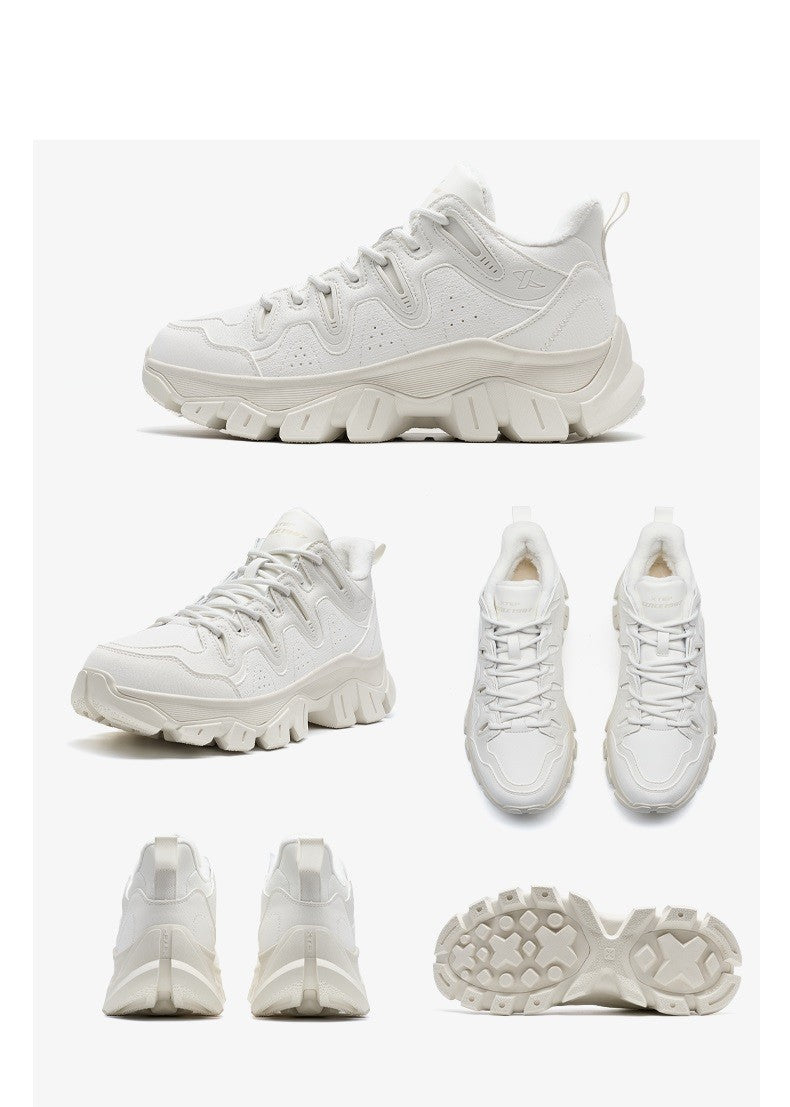 Xtep Chuanxing lite Cotton Shoes For Men 2024 Autumn Comfortable Casual Shoes Trendy Retro Soft Sneakers 876319370006