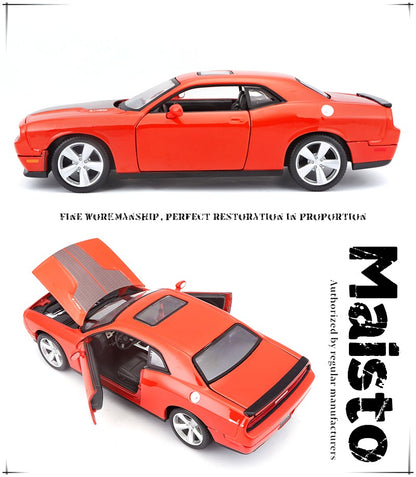 Maisto 1:24 2008 Dodge Challenger simulation alloy car model crafts decoration collection toy tools gift