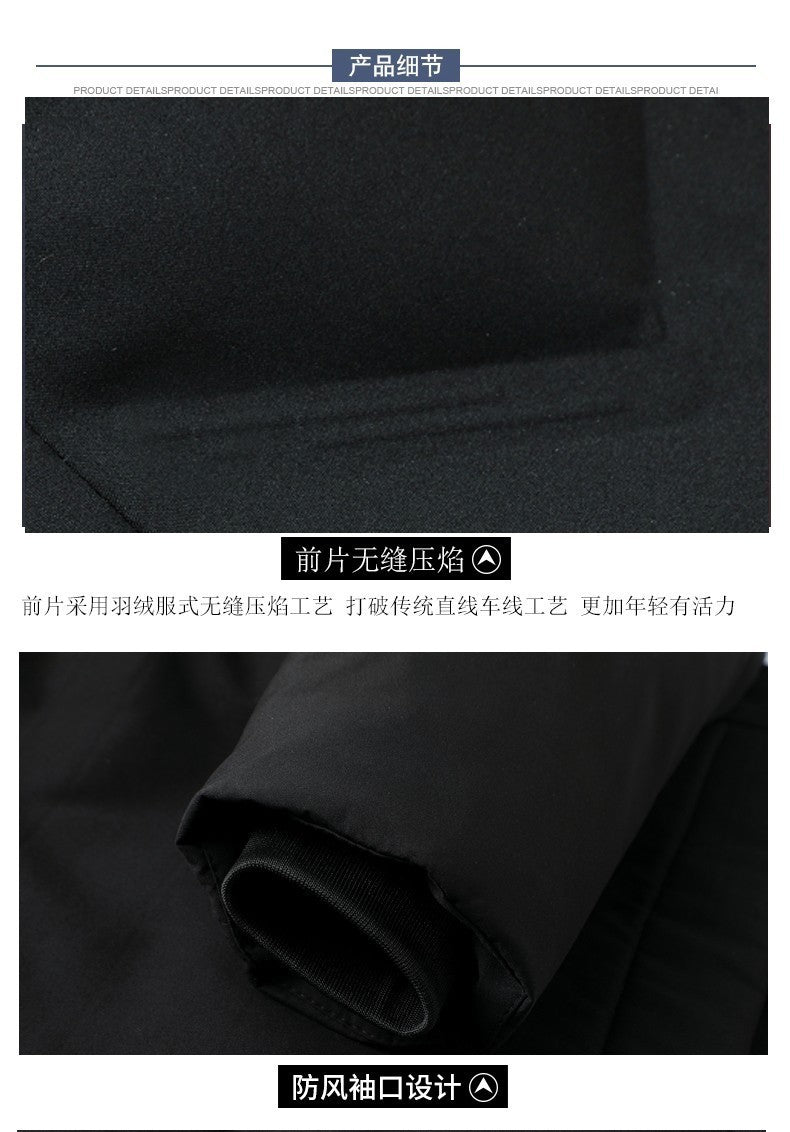 Top Grade Designer New Brand Men Parka Jacket Thick Casual Fashion Windbreaker Hooded Quilted Bubble Coats Long Mens Clothes