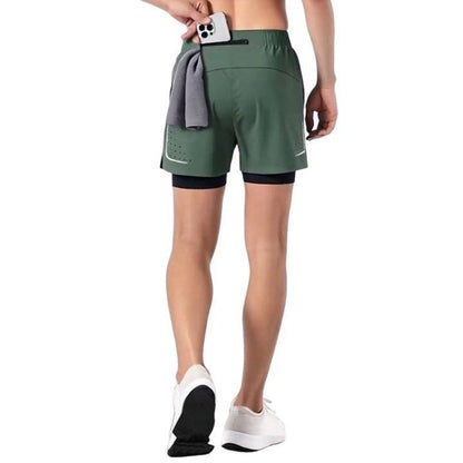 Men's Running-Specific Shorts with Phone Pocket: Quick-Dry Athletic Shorts for Short & Long Distance Running, Track&Field