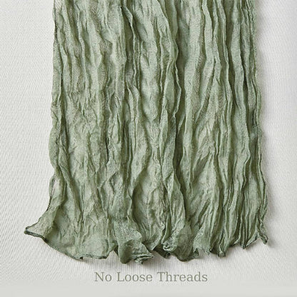 10Pcs Cheesecloth Table Runner Boho Gauze Table Runner 40x270cm Romantic Table Runner for Wedding Bridal Shower Birthday Party