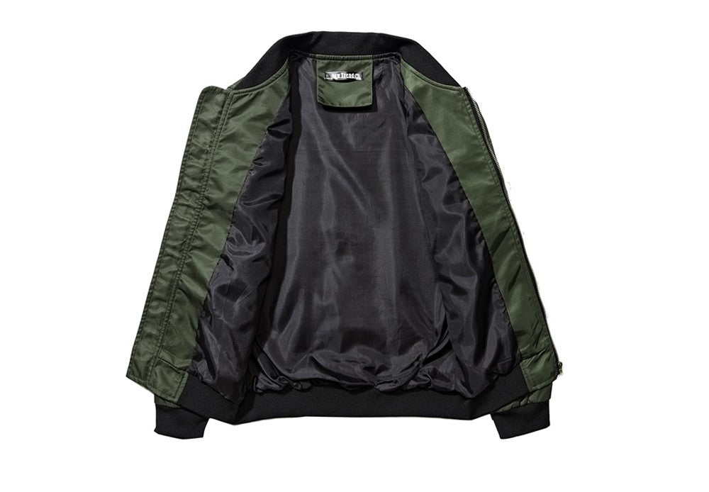 DIMUSI Men's Bomber Jackets Casual Male Outwear Windbreaker Coats Fashion Hip Hop Men Sports Pilot Baseball Jackets Clothing