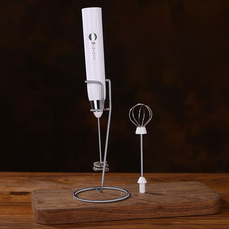 Batedor de Ovos Elétrico Recarregável USB 2 em 1 Multifuncional, Misturador de Massa, Espumador de Leite, Utensílios de Cozinha, Ferramentas para Café, Jantar