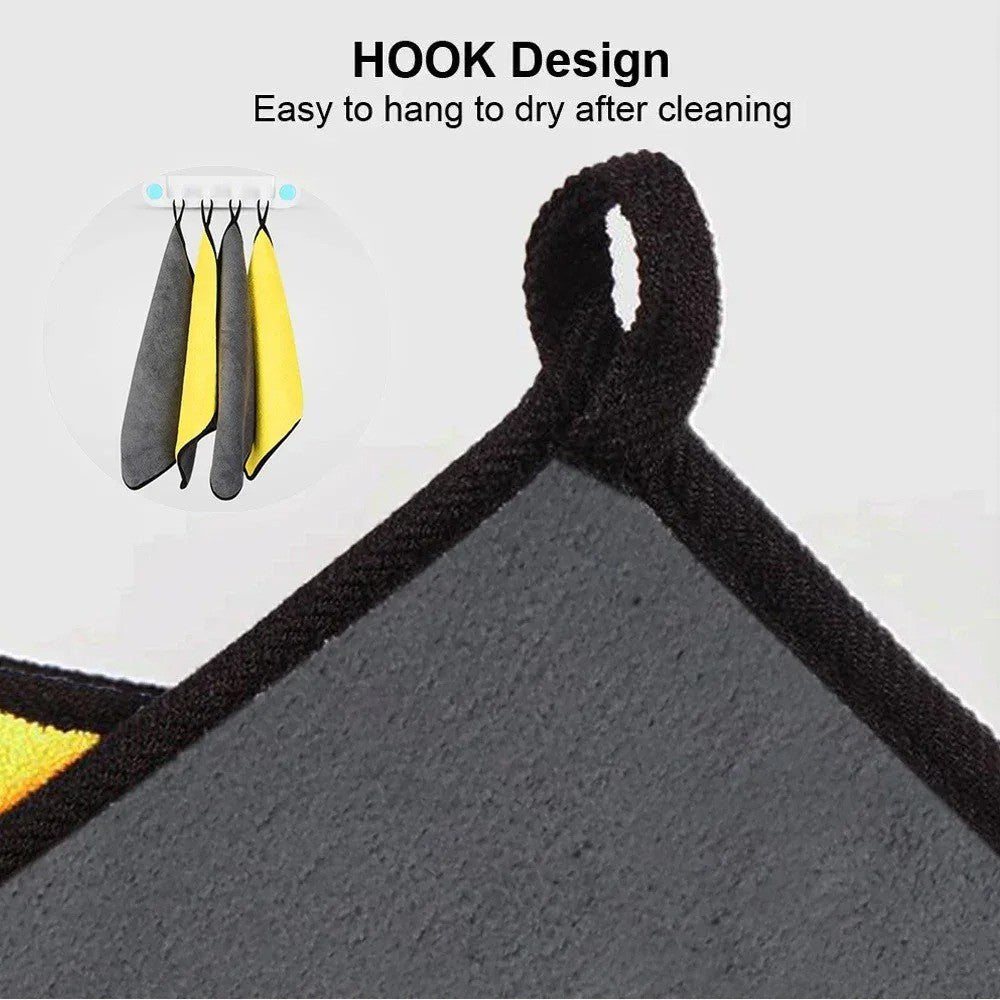 10/5/3Pcs Car Wash Microfiber Towel 30*30CM Car Cleaning Drying Cloth Care Cloth Car Wash Towel Kitchen Towel