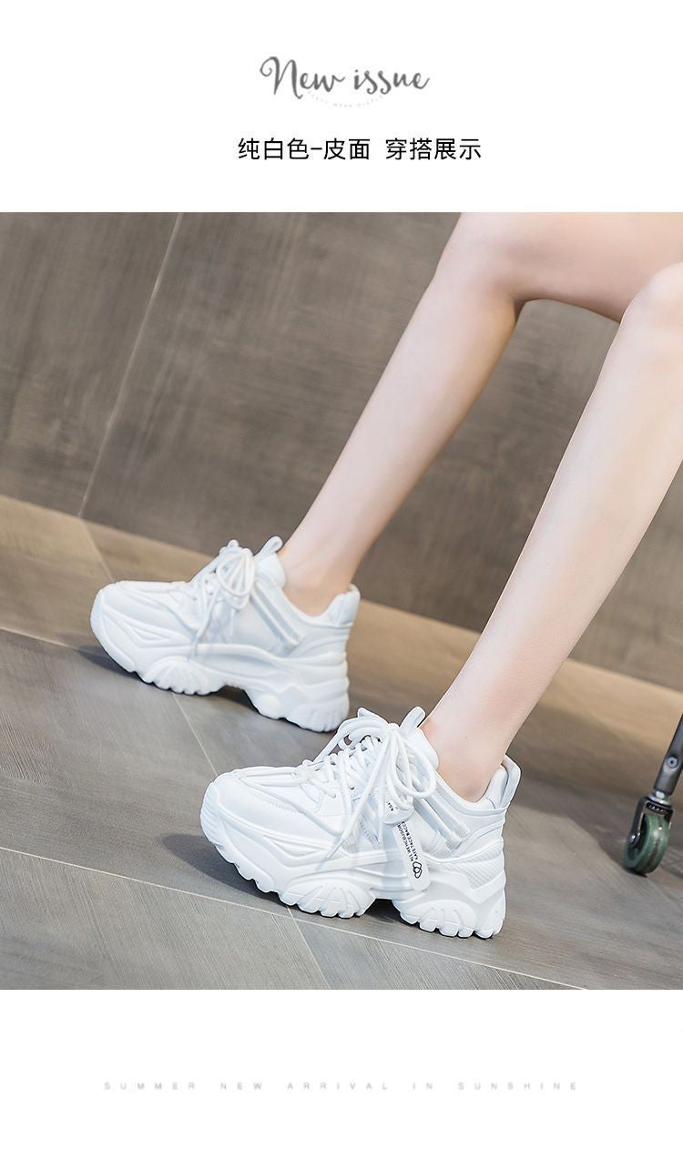 Women's Shoes Casual Shoes Spring Sneakers Platform Woman-shoes Tennis Female Fashion Thick Sole 2024 Roses Trainers Increased I