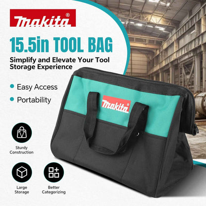 Jogo de ferramentas parafusadeira Makita DTD172 sem escova com bolsa de armazenamento durável, oferecendo potência e conveniência