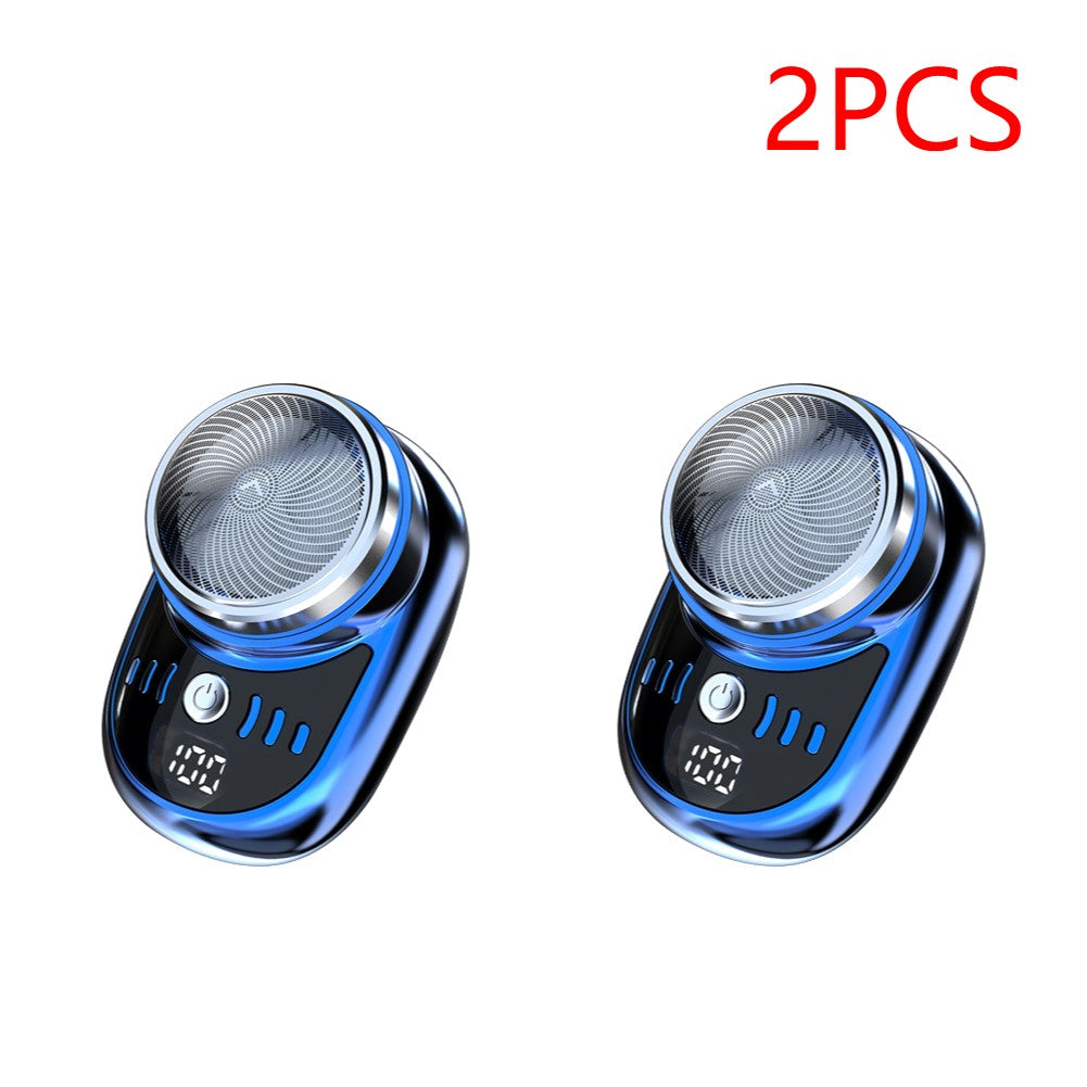 1/2PCS Mini Electric Travel Shaver For Men Pocket Size USB Charging Portable Painless Cordless Trimmer Knive Face Beard Razor  ?