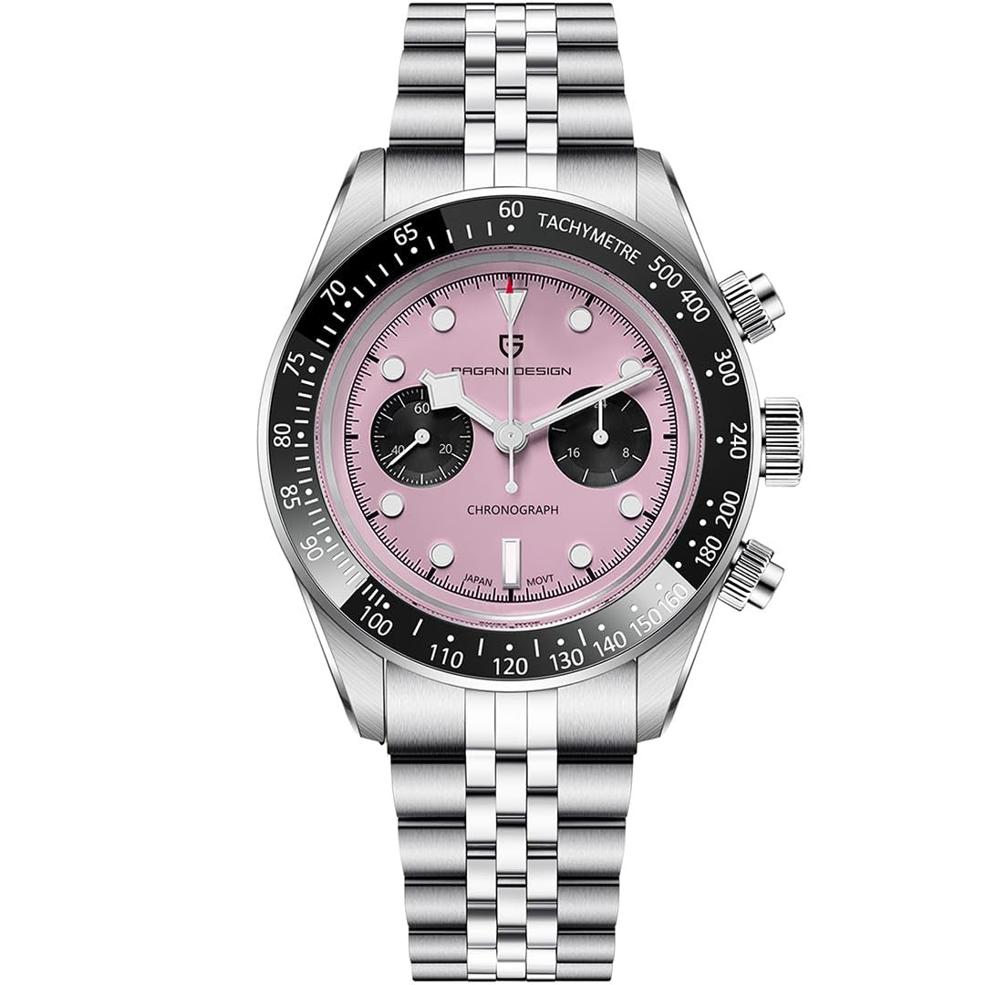 2025 New PAGANI DESIGN Panda Mens Watches Quartz Chronograph Watch For Men Gifts Man AR Sapphire Mirror Ceramic Bezel Waterproof