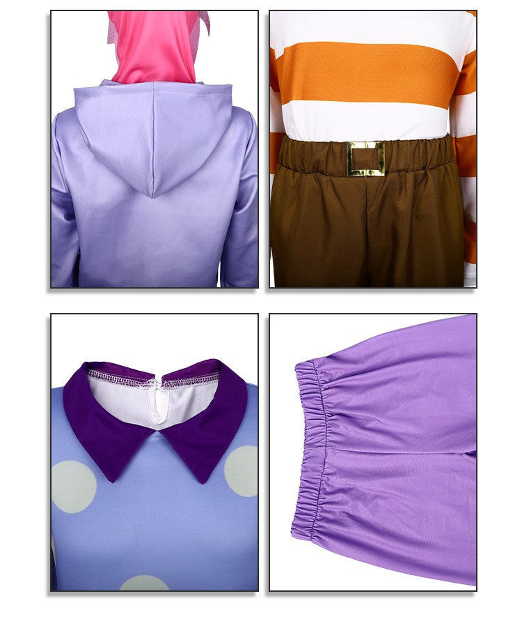 Anime Movie Inside out 2 Joy Cospaly Costume Envy Anxiety Ennui Cos Outfits For Adult Kids Halloween Stage Performance Costume