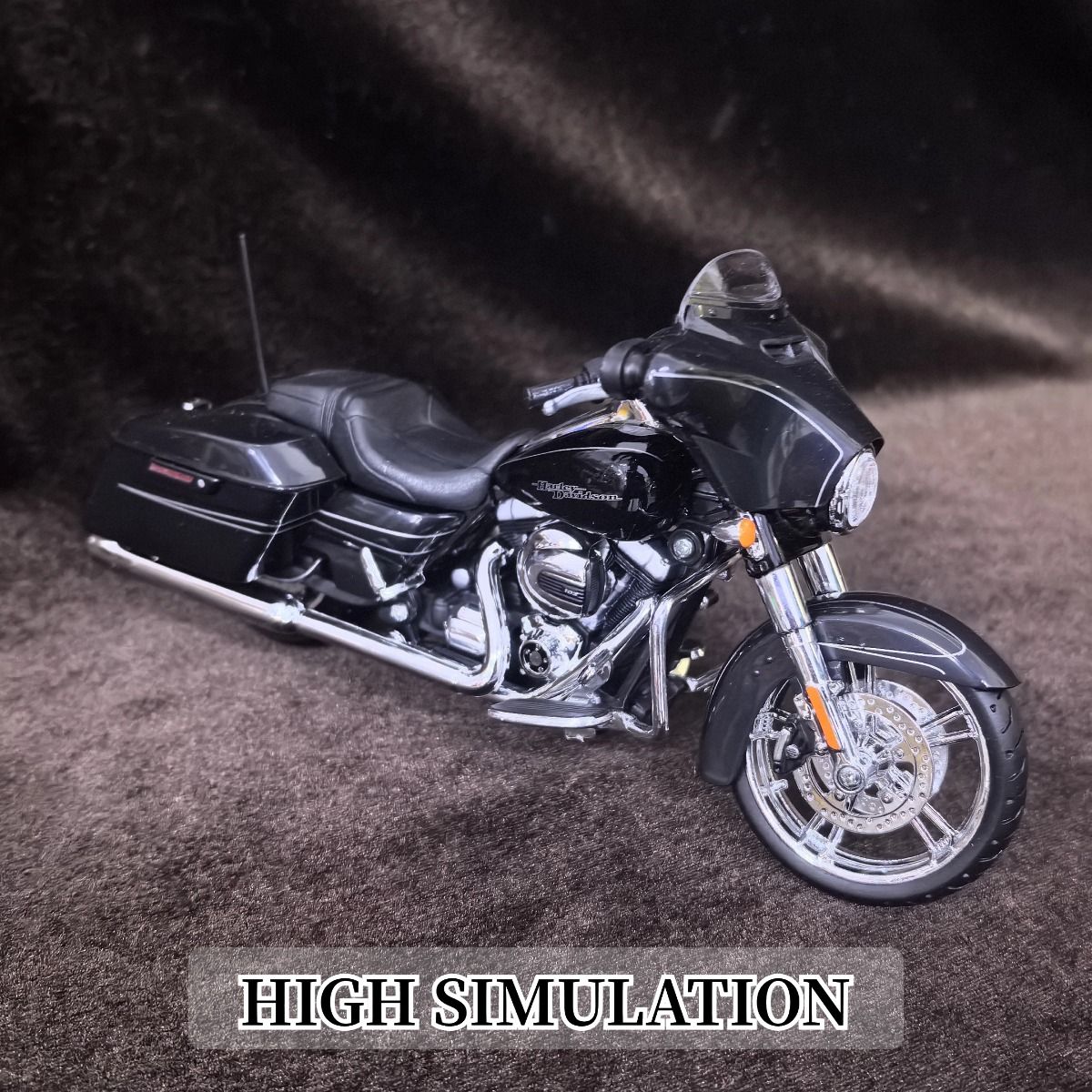 Miniatura Limitada HD Street Glide Special 2015 Escala 1:12, Réplica de Motocicleta para Crianças, Presente de Natal