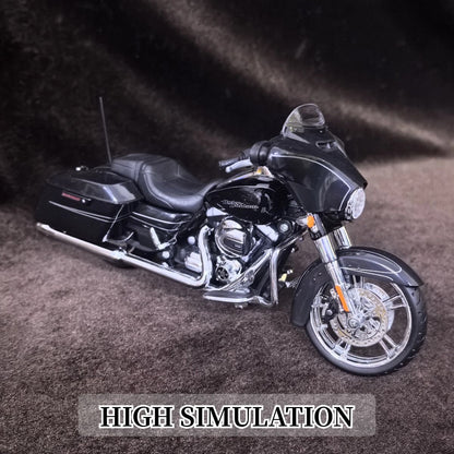 Miniatura Limitada HD Street Glide Special 2015 Escala 1:12, Réplica de Motocicleta para Crianças, Presente de Natal