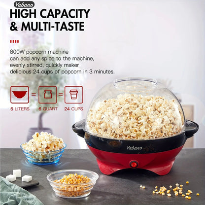 electric stirring plate Popcorn Maker Machine Nonstick Quick Heat Technology cool touch plate stirring handles??? ????? ??????