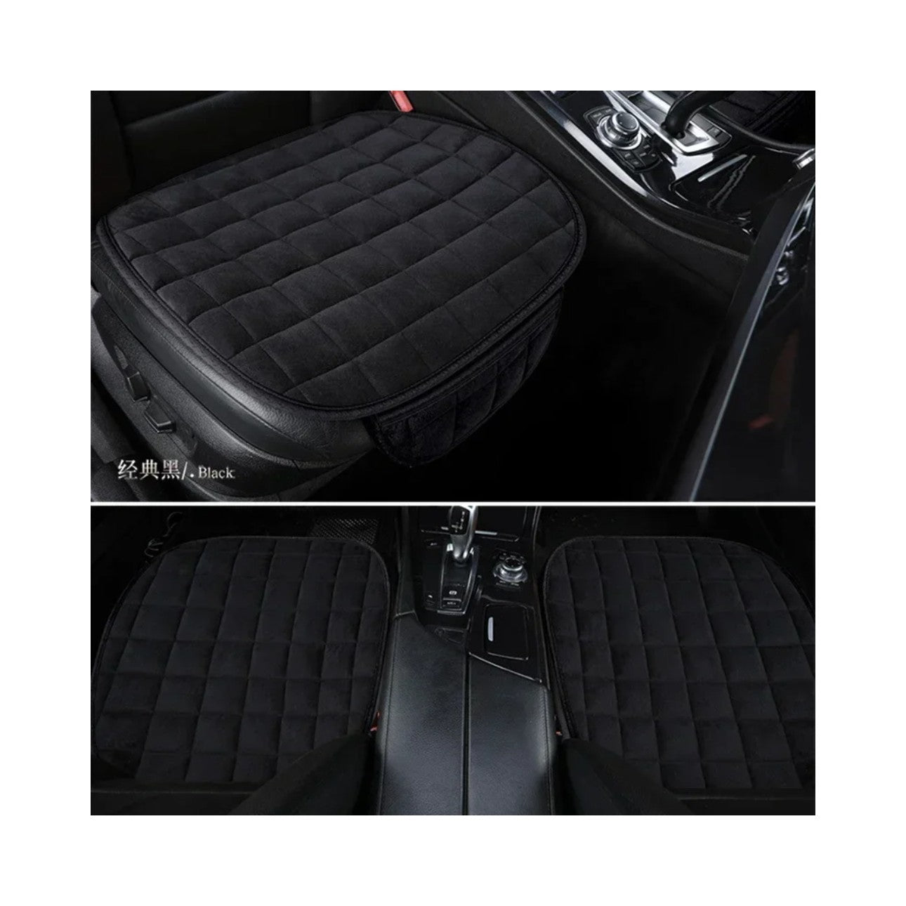 Capa de Assento de Carro de Inverno Almofada Quente Antiderrapante Universal Dianteira para Cadeira Almofada Respirável para Veículo Automóvel Protetor de Carro