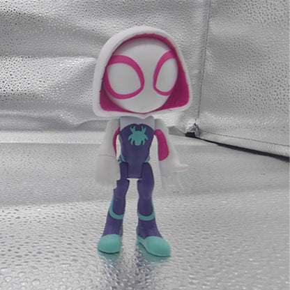 Boneco Articulado de Super-Herói Spidey e Seus Amigos Espetaculares Homem-Aranha Miles Morales Boneco Colecionável Brinquedos Presentes Crianças