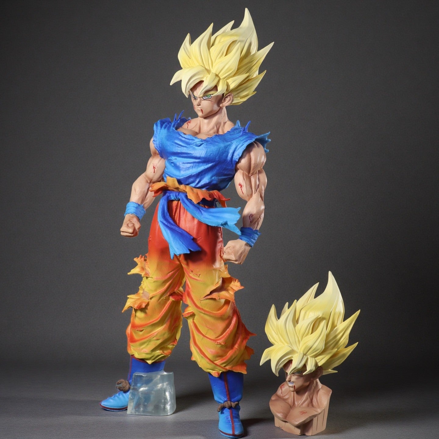 27cm Dupla Face Dragon Ball Z Son Goku Figure Super Saiyan Son Goku Bonecos de Ação Estátua de Pvc Coleção Modelo Brinquedos de Presente