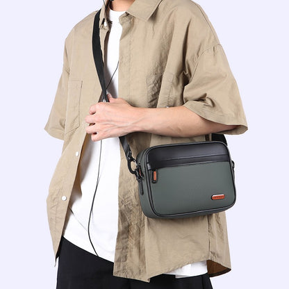 High Quality Soft PU Leather Male Small Shoulder Bag Fashion Men's Mini Handbag Casual Male Day Clutch Phone Bag