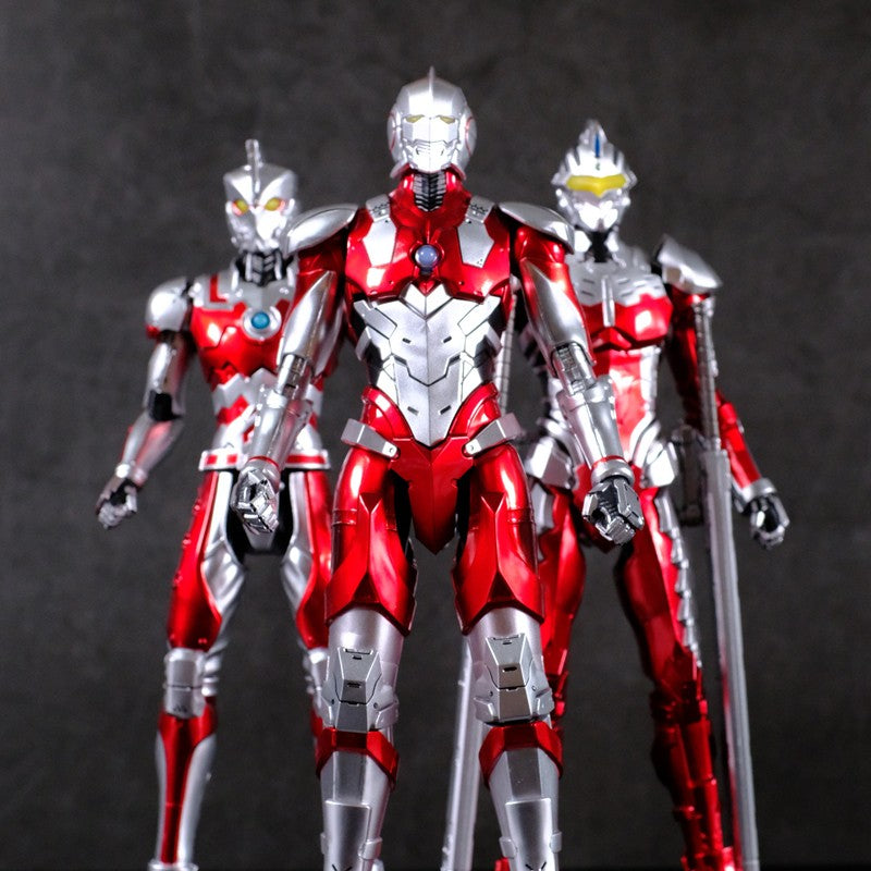 Boneco Articulado Ultraman ZD Toys Kotaro Higashi Terno Zero Terno Tiga Terno Ace Ultra Seven Ultraman Jack Modelo Colecionável Adulto