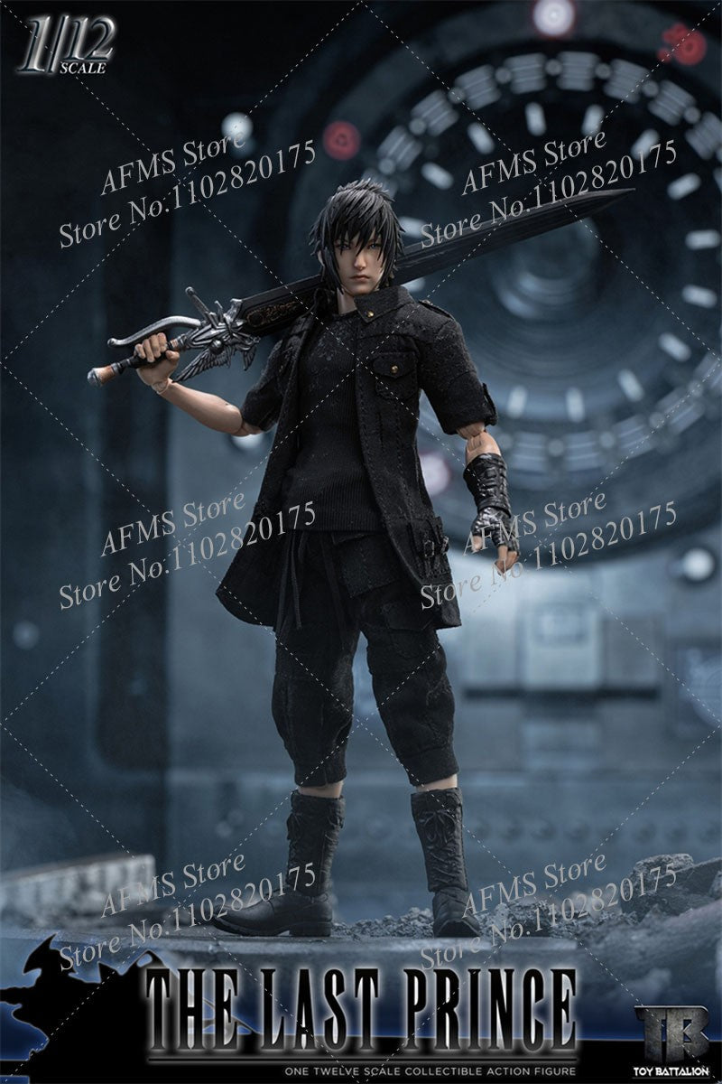 TOYS BATTALION TB019 Escala 1/12 Figura Colecionável O Último Príncipe Anime Dolls Noctis Lucis Caelum 6" Boneco Soldado Masculino