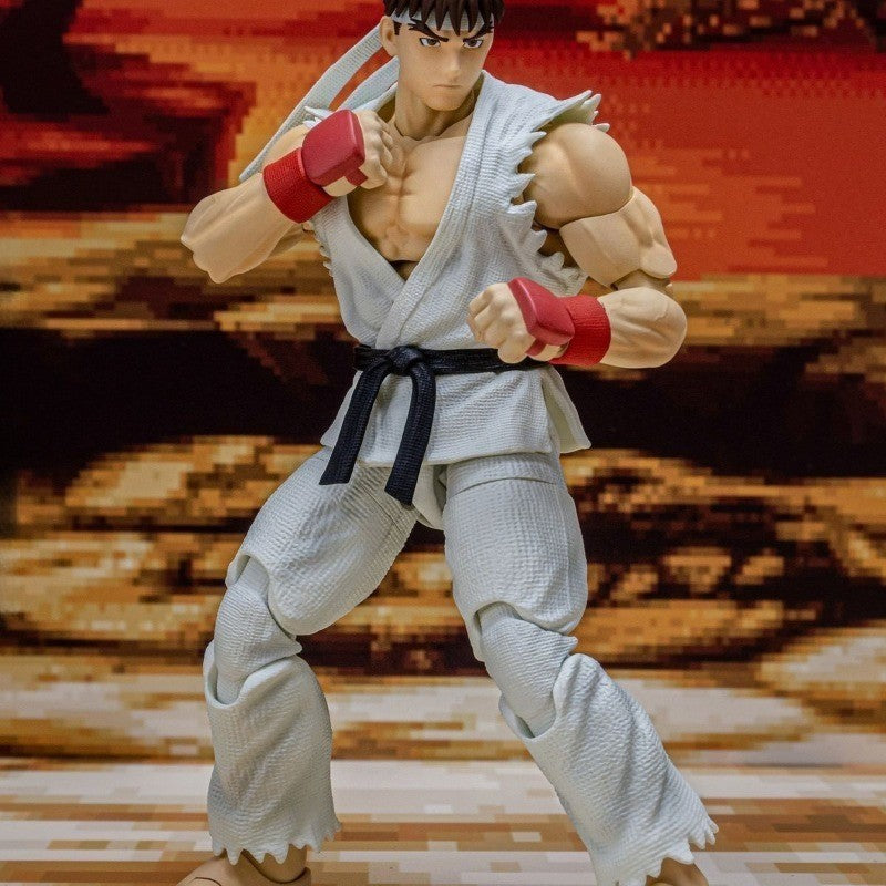 In Stock Storm Toys 1/12 Scale Street Fighter Alpha3 Ryu SFSA02 Action Anime Action Figure Model Doll Toys Hobby Collectible