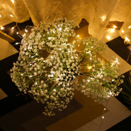 10/20/30M USB LED String Lights Copper Silver Wire Garland Light Waterproof Fairy Lights For Christmas Wedding Party Decoration