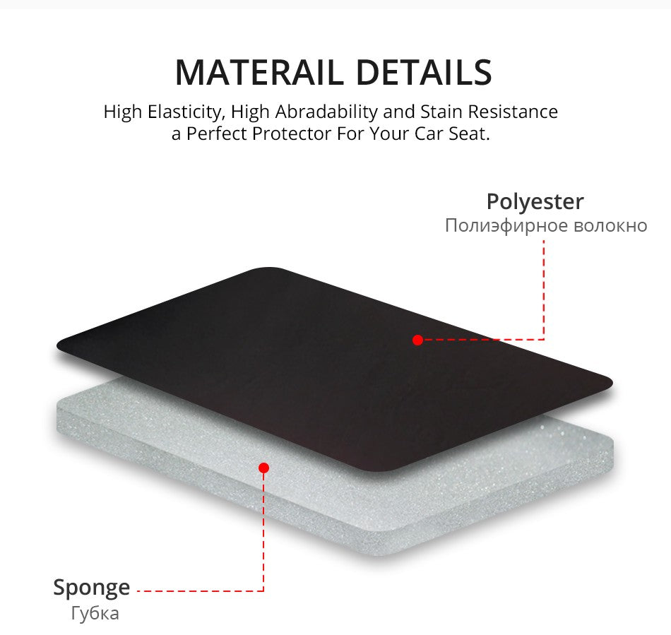Universal Full Car Seat Covers Polyester Fabric Auto Protect Covers Car Seat Protector Automotive Interior Supplies