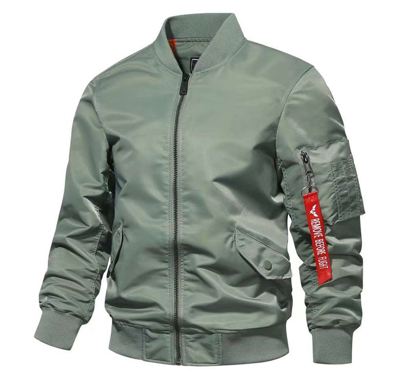 Bomber Jacket Men Winter Autumn College Camouflage Jackets Men Motorcycle Coat Windproof Army Pilot Military Jacket Streetwear