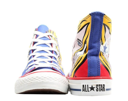 Converse | Chuck Taylor All Star Pop-Art Print Royal/Yellow Hi Sneakers 113848
