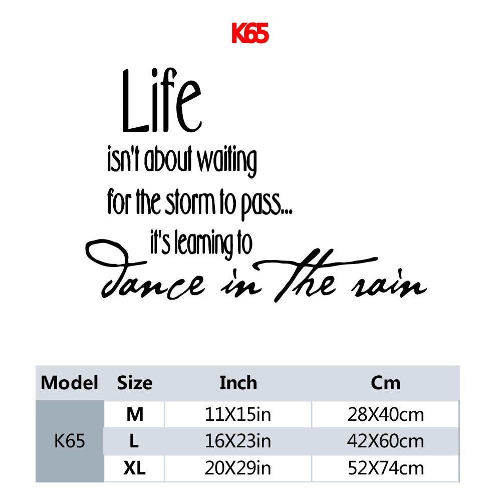 1 pc hot sale NEW English Sentence Vinyl Kitchen Wall Stickers Wallpaper For Baby's Rooms Bedroom Wall Art Sticker Murals