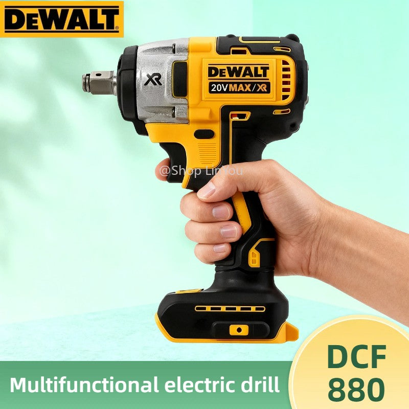 Dewalt DCF880 Chave de Impacto sem Fio 20V 2300RPM Recarregável Chave Elétrica Bateria de Lítio Ferramentas Elétricas
